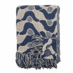 BLANKET SANTENA BLUE COTTON L 1.60XW130CM