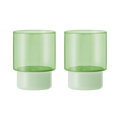 JILL GREEN GLASSES, SET OF 2