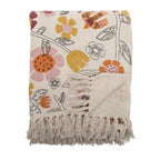 THROW BLANKET MULTI-COLORED COTTON L 1.60XW130CM