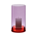 LANTERNA DE VIDRO GRANDE 'LUCIUS' VIOLETA
