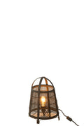 LAMPARA RYA ALGO/BAM NEGR S 26X26X35