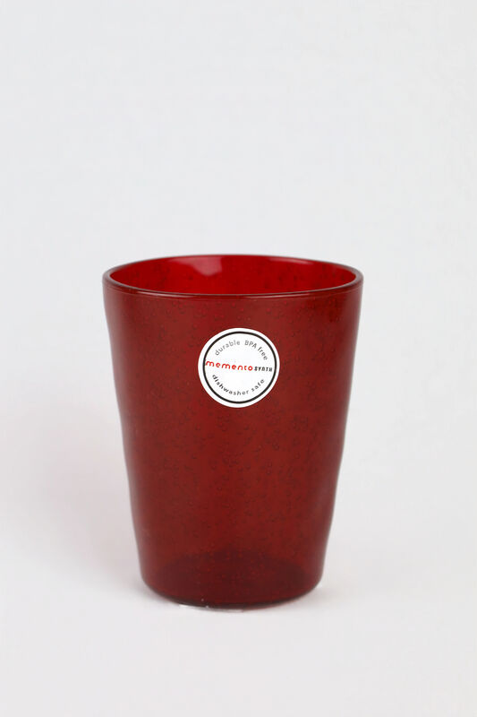 CONJ 6 COPO VIDRO SINTETICO - RED