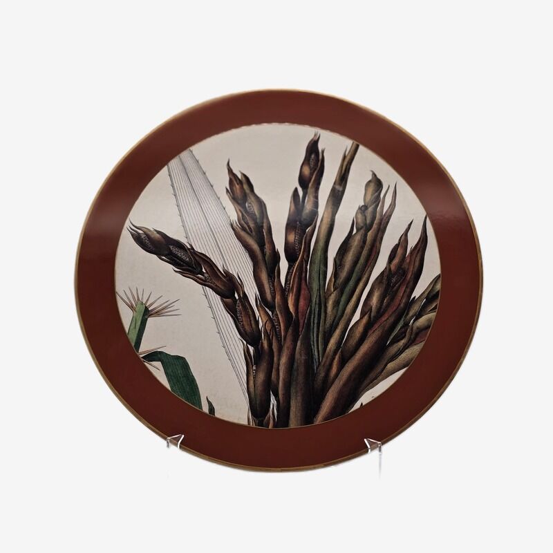 INDIVIDUAL RED. DEC-A -BOTANICA/MARRON CALDEIRO