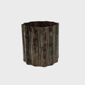 GOLD METAL T-LIGHT HOLDER 15 CM