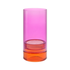 LANTERNA DE VIDRO 'LYS' ROSA