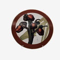 INDIVIDUAL RED. DEC-A -BOTANICA/MARRON CALDEIRO