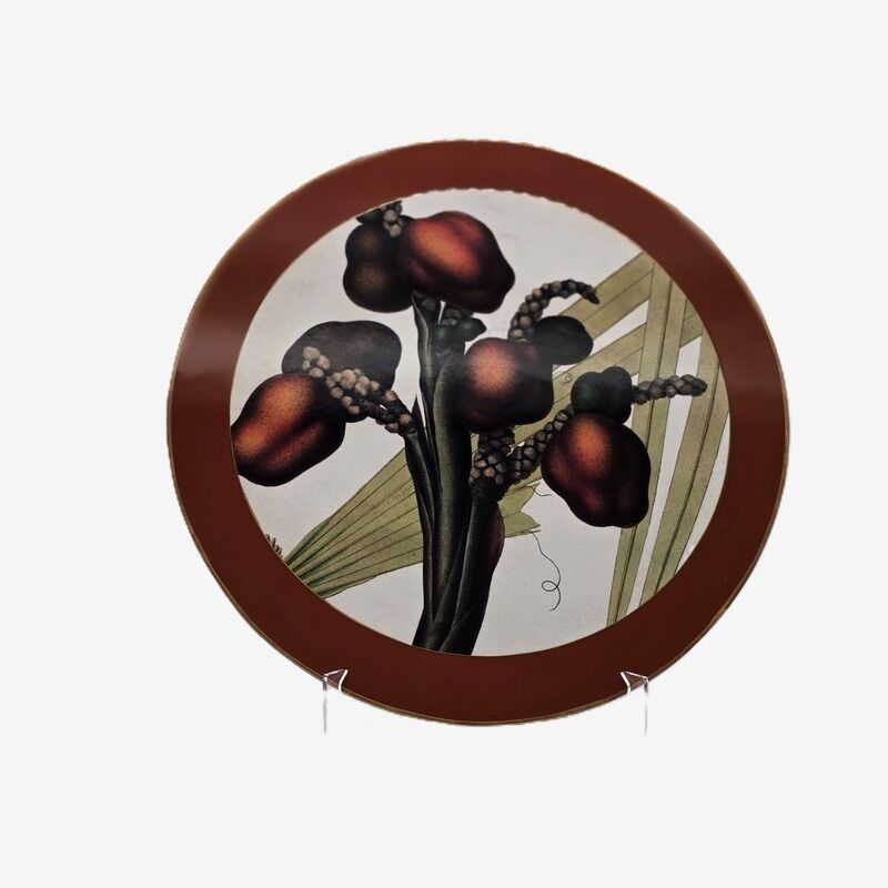 INDIVIDUAL RED. DEC-A -BOTANICA/MARRON CALDEIRO
