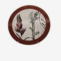 INDIVIDUAL RED. DEC-A -BOTANICA/MARRON CALDEIRO