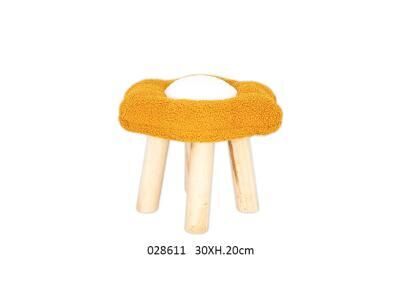 POUF LARANJA 30 X 30 X 20 CM