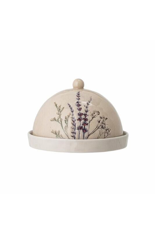 CAIXA DE MANTEIGA BEA NATURAL GRÉS 15 X H10 CM