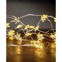 Luzes Led Trille Star Transparente/Prateado