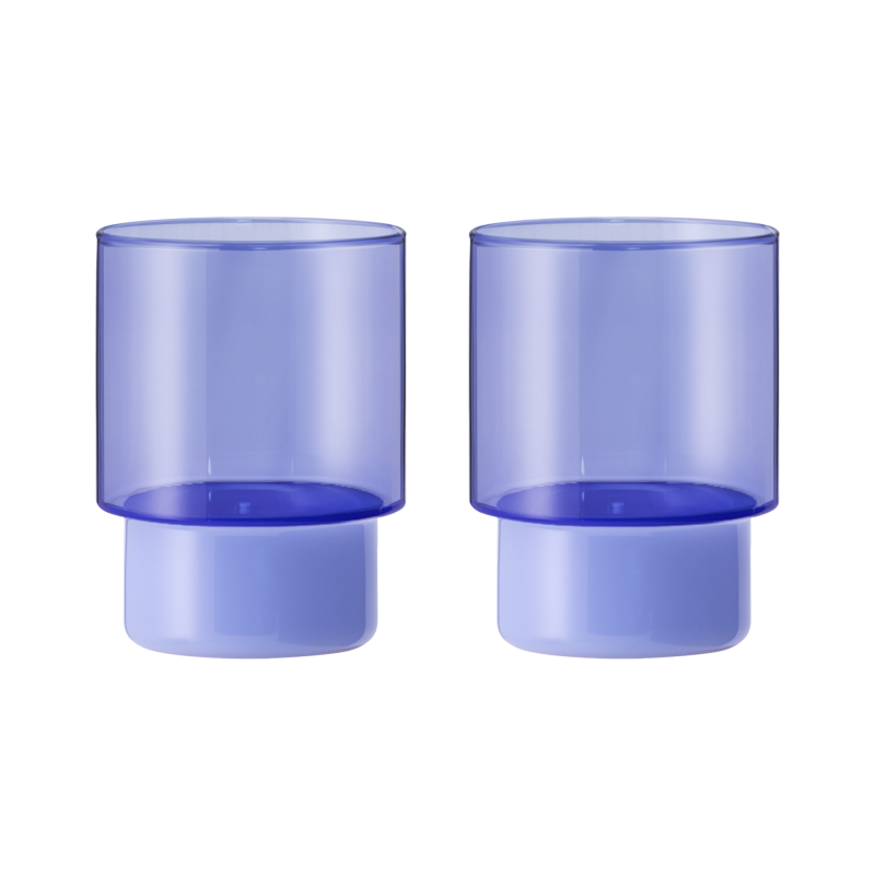 COPOS JILL AZUL, CONJUNTO COM 2