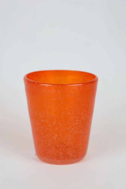 CONJ 6 COPO VIDRO SINTETICO - ORANGE