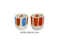 L TASSE CALNCA 6.5 X H 7.5 CM/125 ML /2 ASS