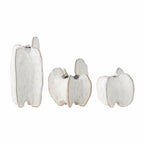 VASO JAYCE BRANCO GRÉS GRANDE 8X 15CM