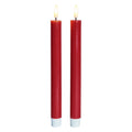 Conj. 2 Velas Led Vermelhas Ø2xH20cm