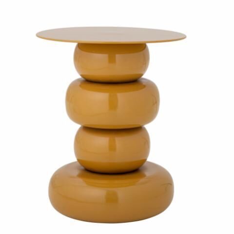 MESA LATERAL OLONNE AMARELA 41XH48 CM